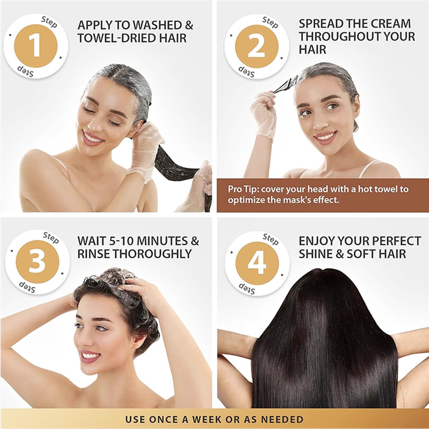 Karseell Collagen Hair Treatment Mask For Dry Damaged & All Hair Types - 500ml