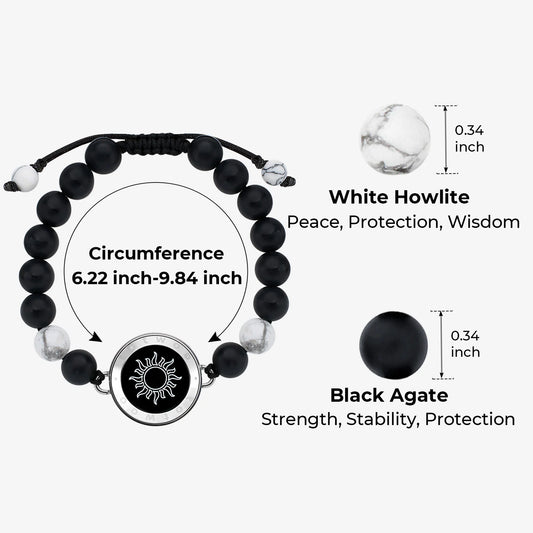 COUPLE Bracelets with Matching Beads